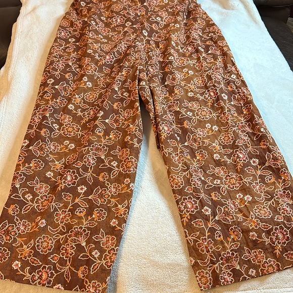 J. Crew Tie-front jumpsuit in vintage vines Size 10 NWOT - Picture 8 of 13